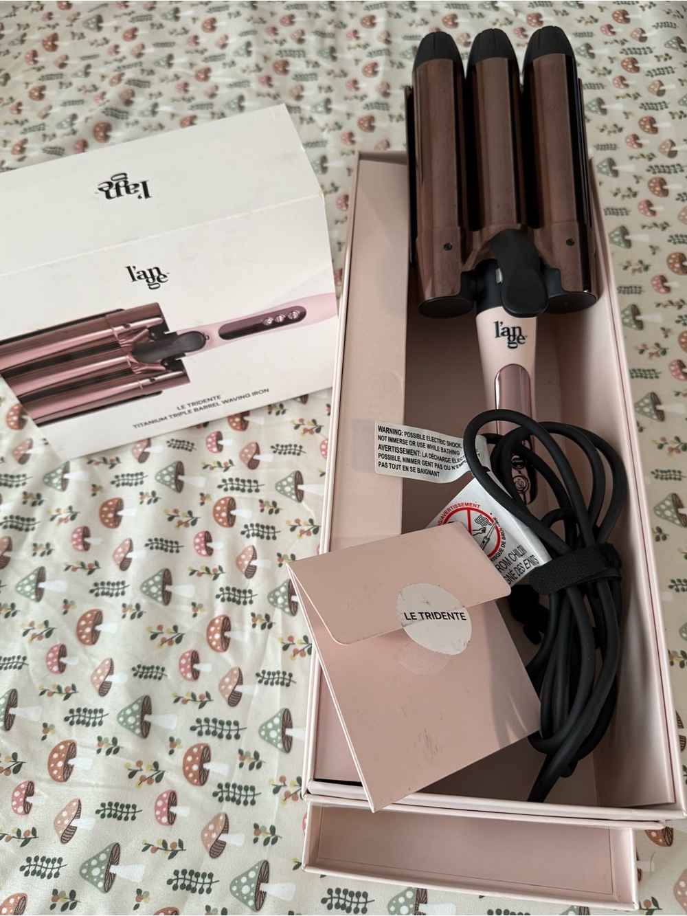 Lange Rose Gold Triple Barrel Wave Iron